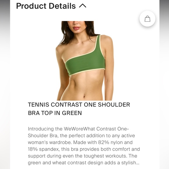 Both NWT- WeWoreWhat- Sling strap Sports Bra- size XL 14/16 - Picture 11 of 11